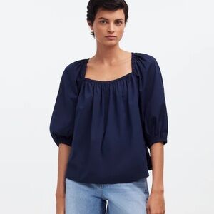 Madewell // EUC Puff-Sleeve Babydoll Top Women's Top